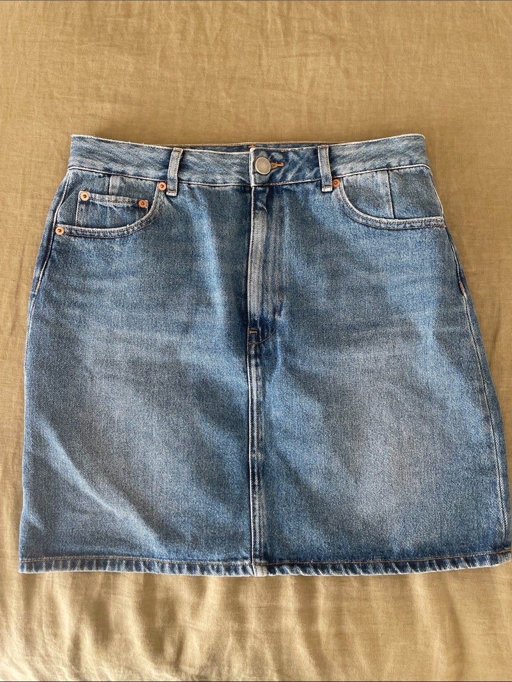 ASOS Blue Denim Mini Skirt